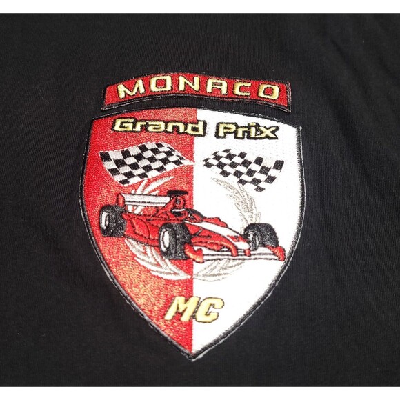 VTG MONACO Grand Prix Official F1 Racing Black T European Size 3XL France EUC - Picture 7 of 10
